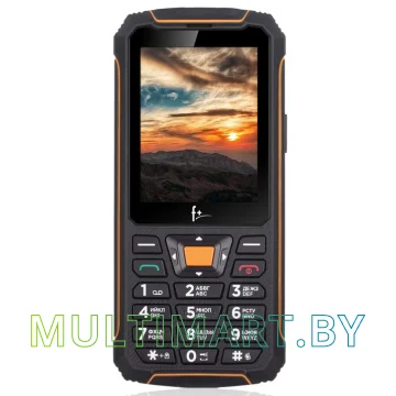 Мобильный телефон F+ R280 (черный/оранжевый)